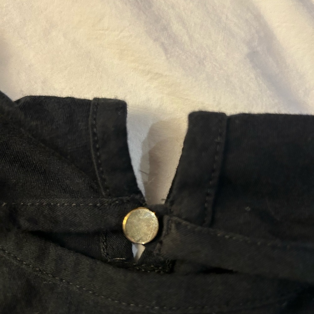 MARC JACOBS Pima Cotton Blend Relaxed Fit Black Casual Dress w zip pockets‎ S - Picture 5 of 10